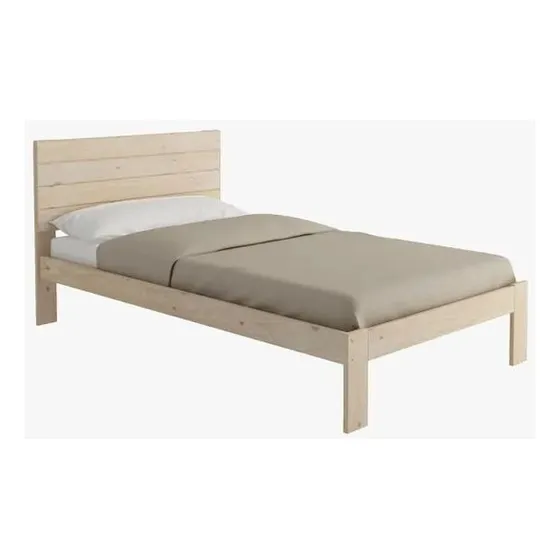 Cama Individual En Madera De Pino. Cod. 611