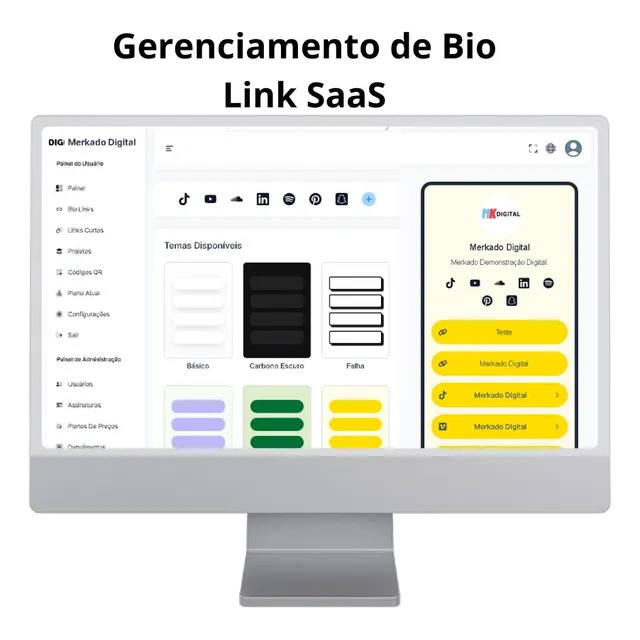 Gerenciamento De Bio Link Saas 