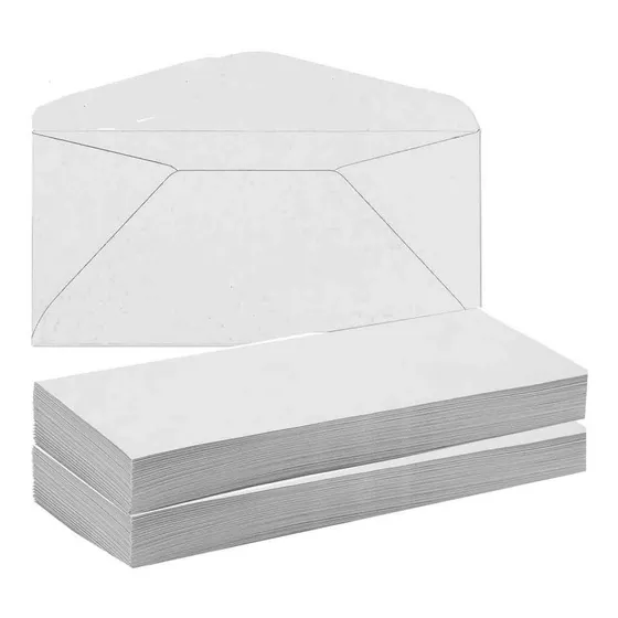 Sobre Carta 11,4x23 (3/4 Oficio) Pack X 100
