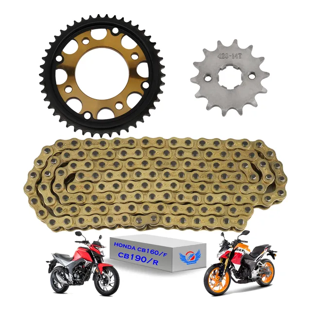 Kit Arrastre Sprocket Para Honda Cb160 Cb190r Cb190 Cb 190 R