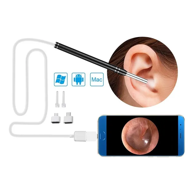 . Mini Camara Endoscopio Limpieza Oidos Otoscopio Denta