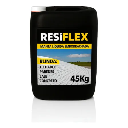 Tinta Emborrachada Resiflex Vedação Antiumidade 4 5 Kg