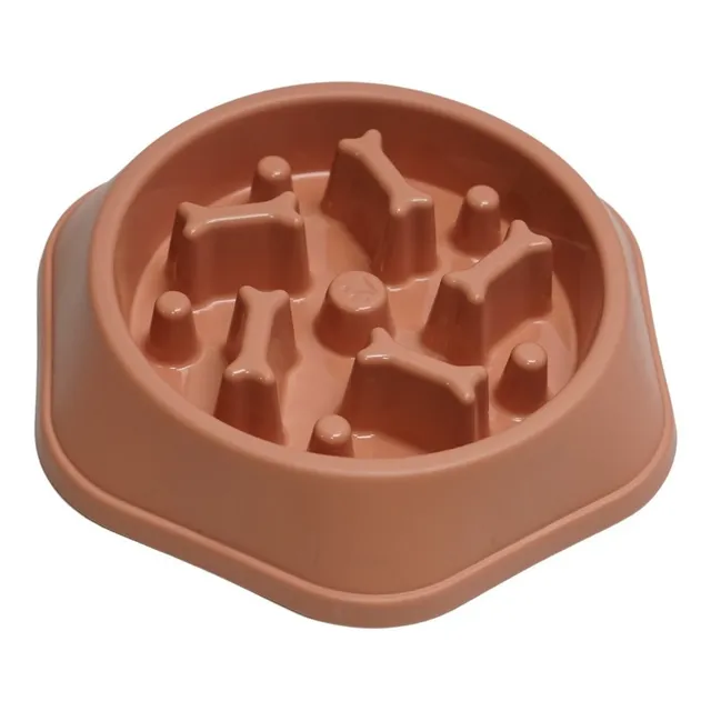 Comedero / Plato Huesito Antireflujo Plastico Perro 