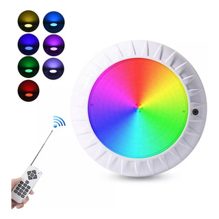Lámpara Para Alberca Sumergible 12v 18w Iluminación Rgb Ip68 Lámpara Para Alberca Sumergible 12v 18w Iluminación Rgb Ip68