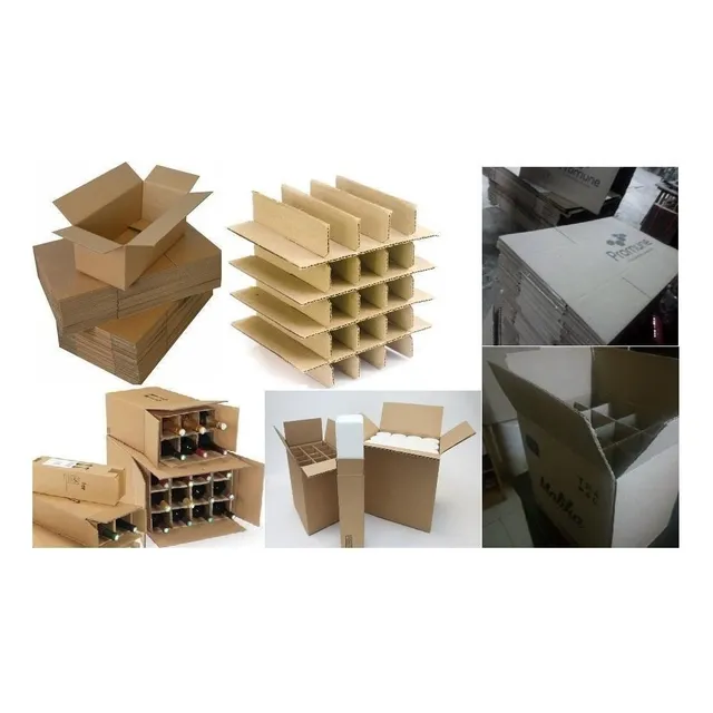 Cajas De Carton Para Vinos Piscos Cervezas Botellas