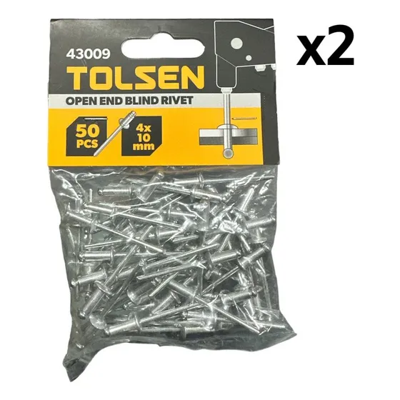 Remache 4 X 10mm 5/32 X 3/8 Tolsen 100 Und