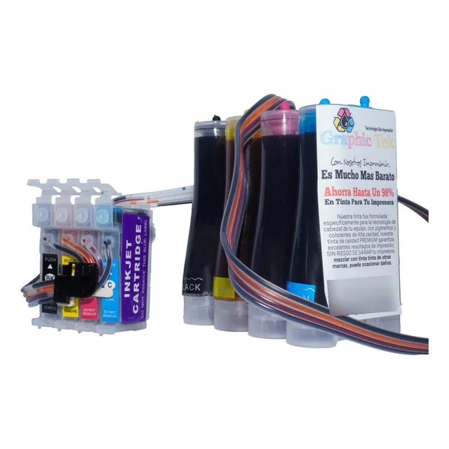Sistema De Tinta Continua Compatible Epson Wf 7510 7010 3520