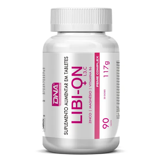Libi On Aumento Do Libido Feminino 90 Cápsulas Dna Alimentos