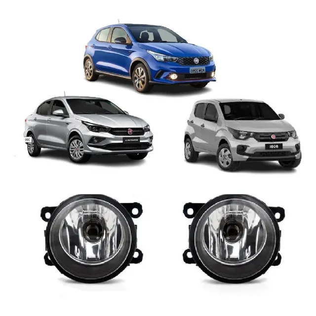 Par Milha Neblina Farol Fiat Argo Cronos 18/2022 Mobi 17/22