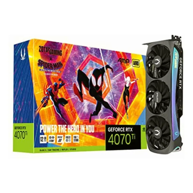 Zotac Gaming Geforce Rtx 4070 Ti Amp Airo Spider-man