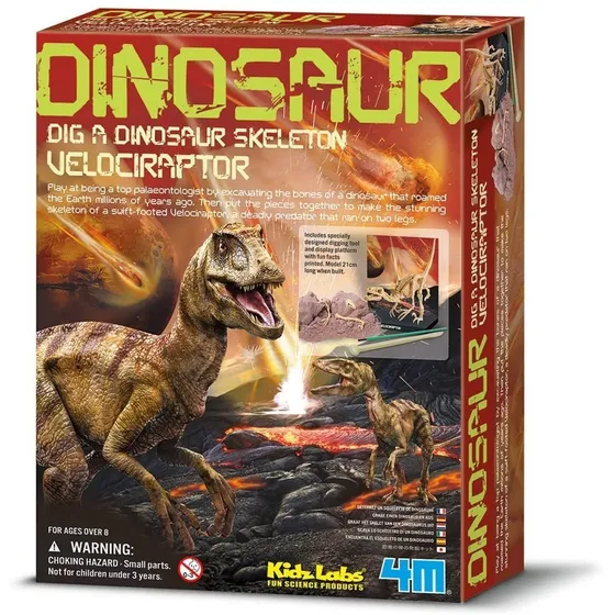 Juguetes Didácticos- Kidzlabs Esqueleto Dinosaurio