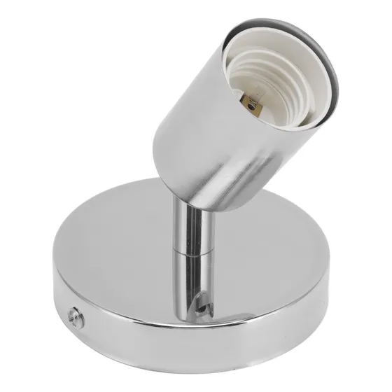 Soporte De Bombilla De Pared E27 E26, Base De Lámpara De 180