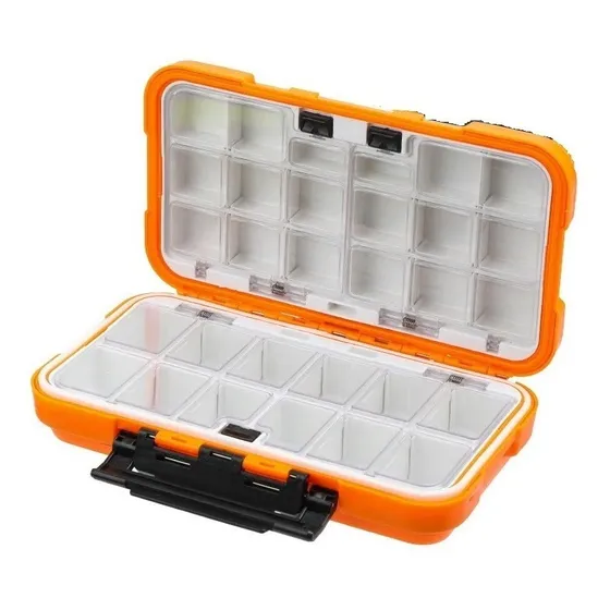 Caja Estanca Organizadora Moscas Y Señuelos 24 Div 16x9x5