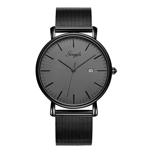 Reloj Songdu Análogo De Cuarzo Con Acero Inoxidable P/hombre