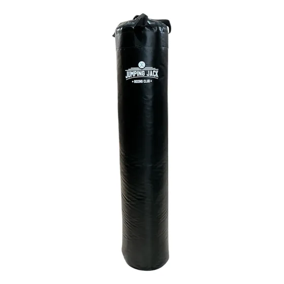 Bolsa Boxeo 150cm Con Relleno Kickboxing Mma Lona Reforzada Negro