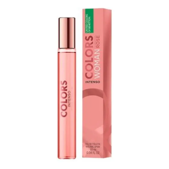 Perfume Colors Rose Woman Intense Eau De Parfum, 10 ml, volumen unitario, 10 onzas líquidas