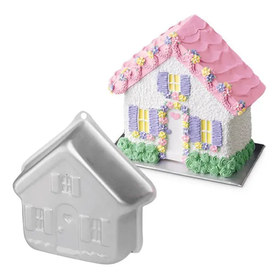 Molde 8.5  Para Hornear Pastel Casa Cumpleaño Niño