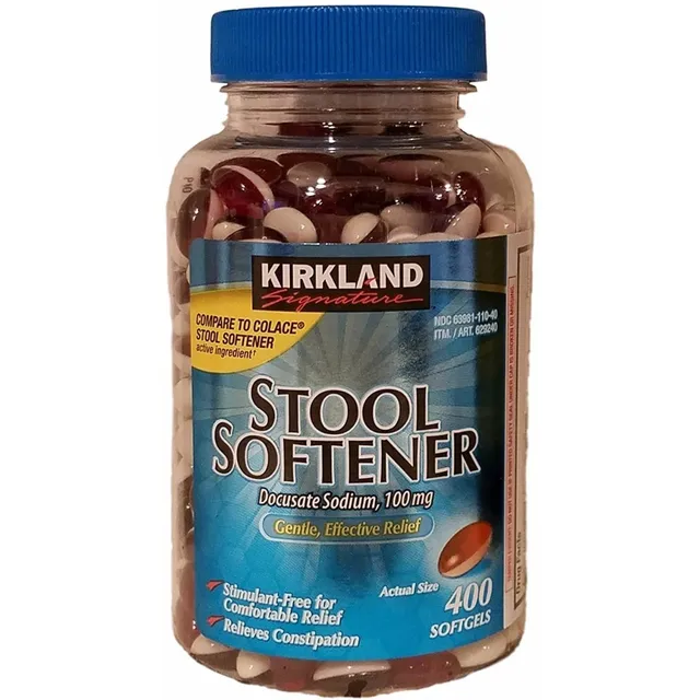 Stool Softener Kirkland 400 Capsulas Blandas