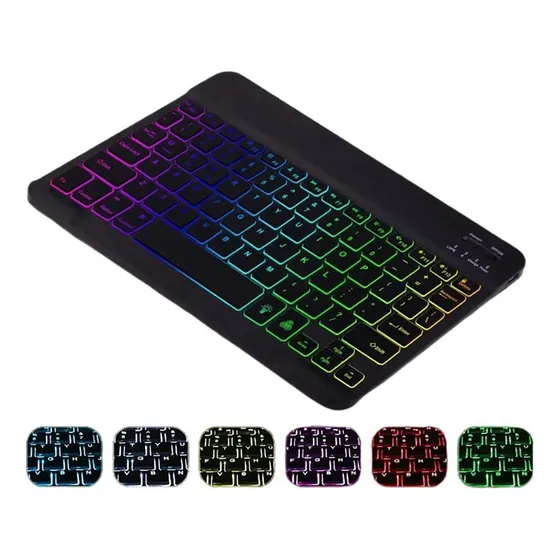 Teclado Inalámbrico Bluetooth Para iPad Android Tablets