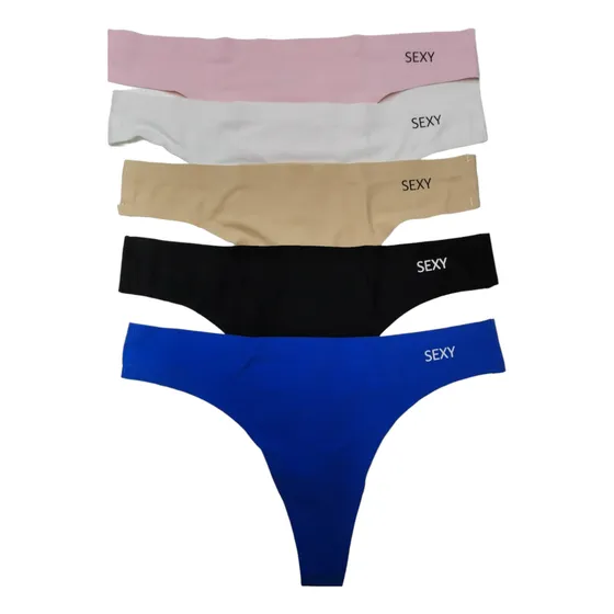 Pack Pantys Sin Costura Hilos Súper Cómodos X5
