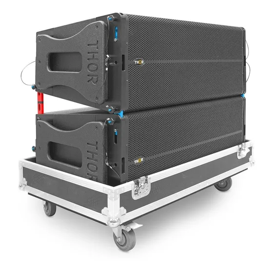 Sistema Lineal Thor Tf-12x1a Par Estuche Bocinas Amplificada