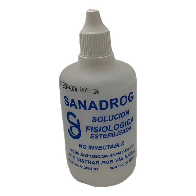Solucion Fisiologica X 100ml Esteril Sanadrog Combo X 12 Un.