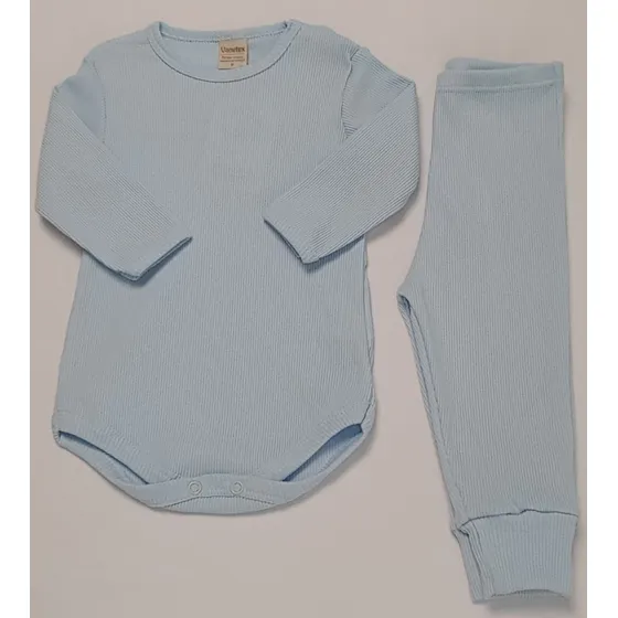 Conjunto Body E Calça Canelado