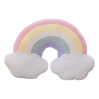 Ff Almohada Rosa Arcoíris Para Decoración De Cabecera Ff Almohada Rosa Arcoíris Para Decoración De Cabecera