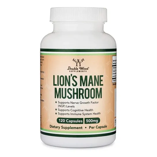 Hongo Melena De León 500 Mg. x 120 Cápsulas - Double Wood