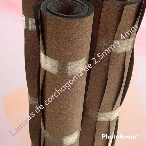 Laminas De Corchogoma De 2,5mm 3mm Y 4mm