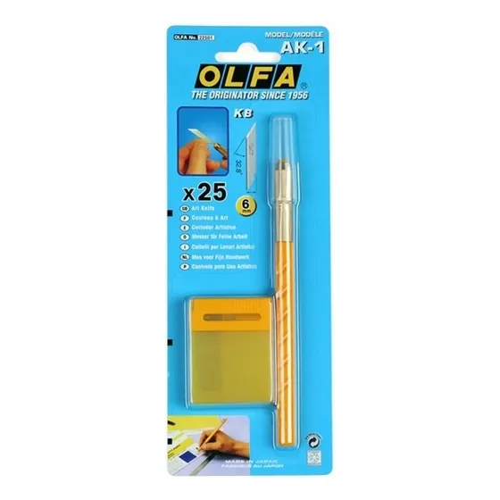 Cutter Exacto Bisturí Olfa Para Arte, Dibujo Y Oficina Ak-1