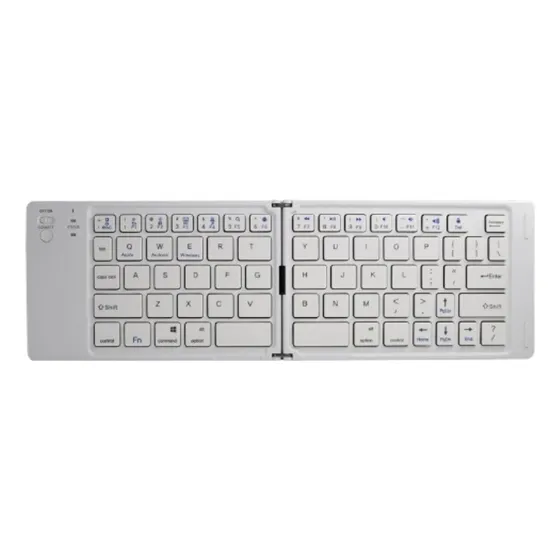 Teclado Bluetooth Dobrável E Portátil
