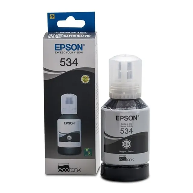 Cartucho Botella De Tinta Epson 534 T534120-al Negro