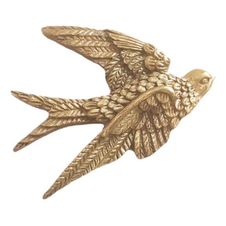 Escultura De Pared De Golondrina, Figura De 15cmx18cmx3cm Escultura De Pared De Golondrina, Figura De 15cmx18cmx3cm