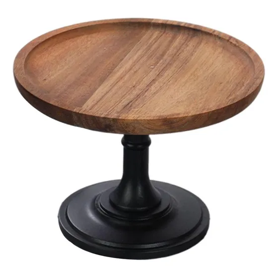 S Soporte De Pastel De Madera Plato De Magdalenas De Base
