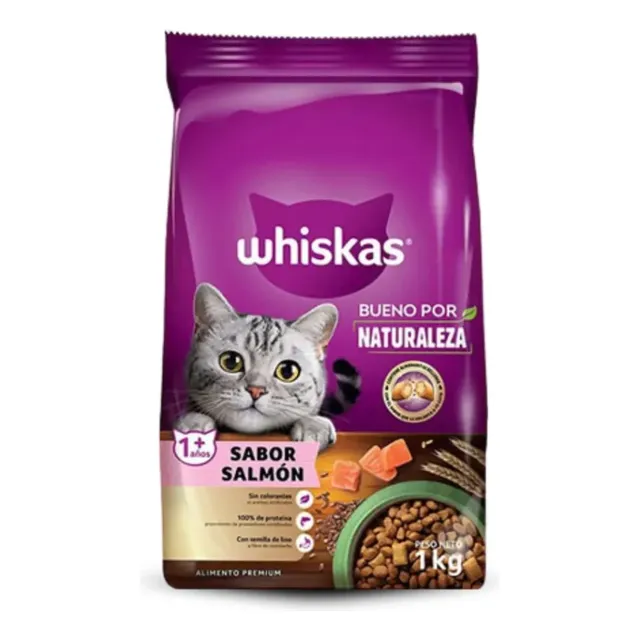 Whiskas Salmón Bpn Adulto 1kg