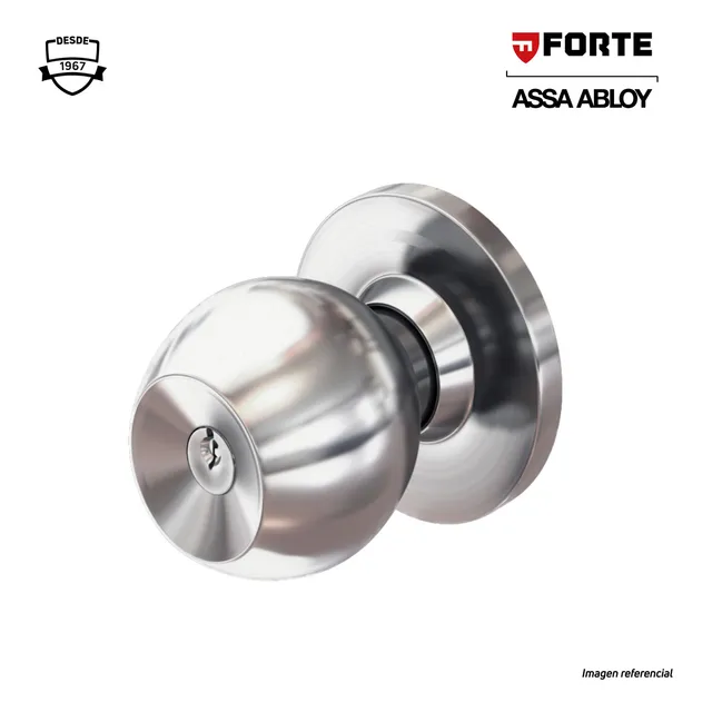 Pomo dormitorio Forte AI 007 acero inoxidable