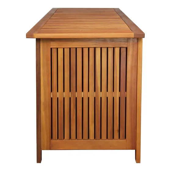 Caja Almacenamiento Madera Para Jardin Amplio Espacio 59 X