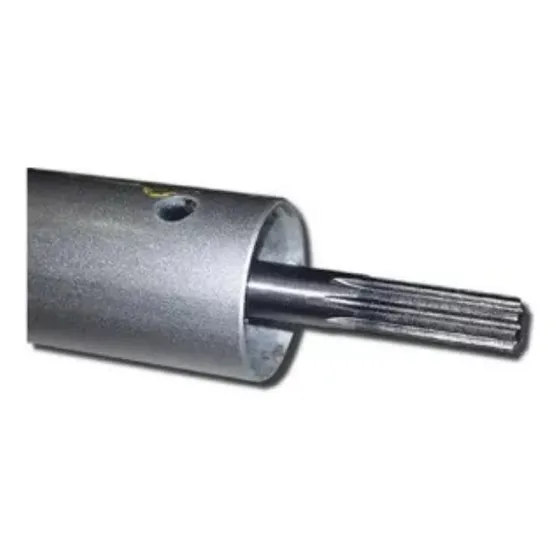 Tubo De 28 Mm Para Desmalezadoras Con Varilla 9 Estrias.