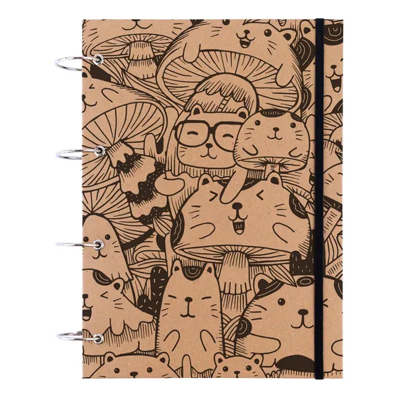 Caderno Argolado A4 Fichário - Capa E Argolas - Cogu
