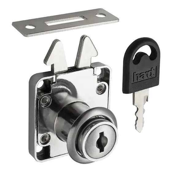 Fechadura Porta De Correr 19 X 22mm Cromado Gaveta Móveis