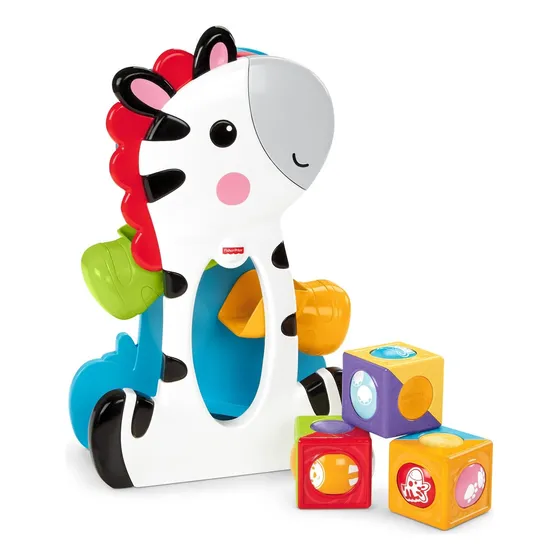 Fisher-Price Juguete para Bebés Cebra Bloques de Actividades