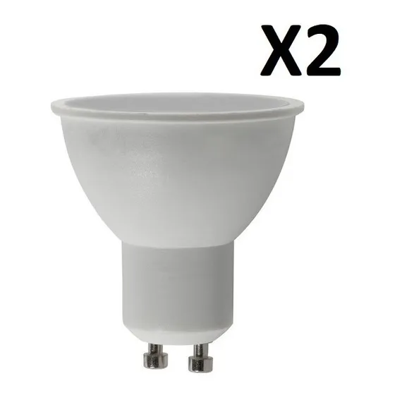 Bombillo Led Reflector Dicroico 7w Gu10 Luz Amarilla Hammer