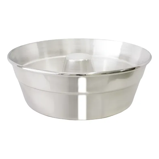 Molde Flanera/budinera Con Tubo - De Aluminio - D20cm H8,5cm