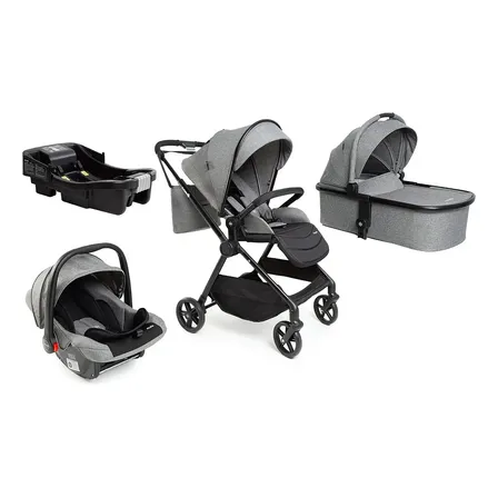 Travel System Safety 1st, Magnific, 5 em 1, 0 a 15kg, Grey Denin