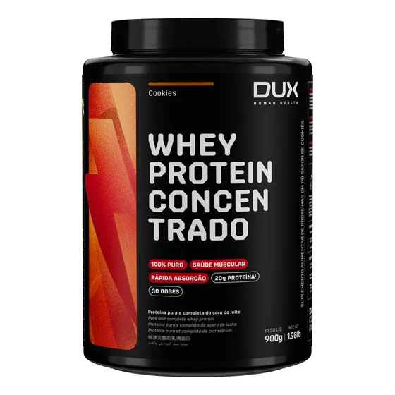 Whey Protein Concentrado - 900g Dux Nutrition 