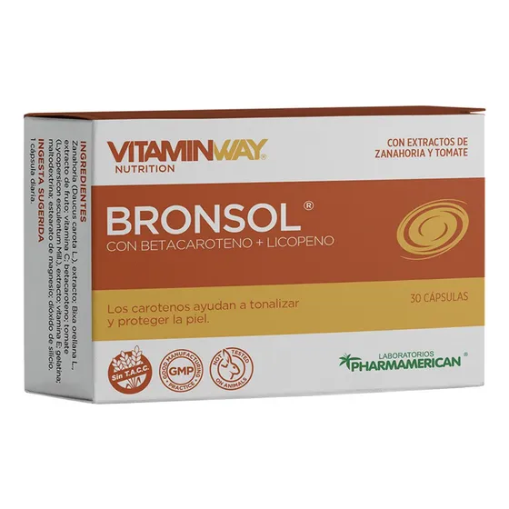 Vitamin Way Bronsol Ayuda Al Bronceado Natural Antioxidante