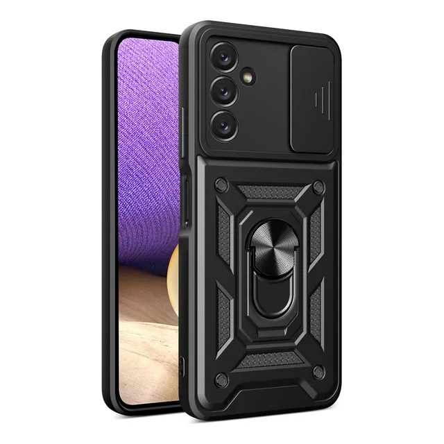 Case Para Galaxy A35 Com Anel + Proteção Impacto Camera