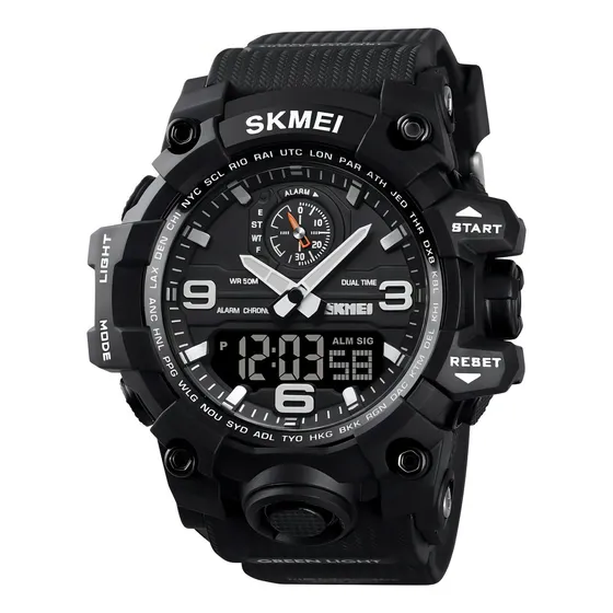 Skmei - Reloj 1586bk Analógico Y Digital Para Hombre