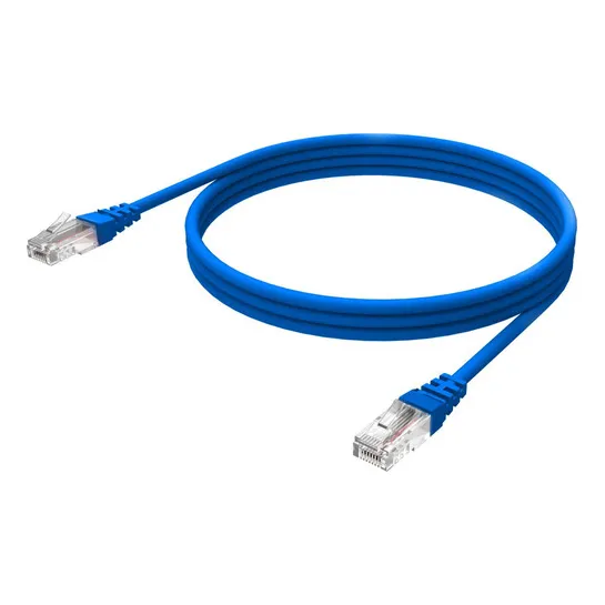 Patch Cord Cat5 Azul  3 Mts Qnet